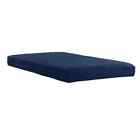 New Listing6 TWIN MATTRESS BUNK Bed Quilted Daybed Trundle Comfort Sleeping Navy Blue Kids