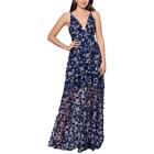 Xscape Womens Embroidered Fit & Flare Evening Dress Gown BHFO 0466