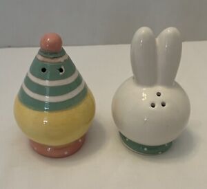 Johanna Parker Easter Duck and Bunny Salt and Pepper Shakers
