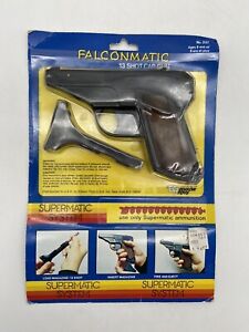 1980s Edison Toys Falconmatic Toy Cap Gun Supermatic System New In Package