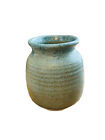New ListingBrown Speckled 3” Studio Art Pottery Bud Vase/Jar H Blue Green Signed