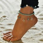 New Turquoise Beaded Barefoot Beach Anklet Foot Chain Jewelry Ankle Bracelet