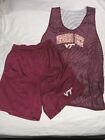 Vintage Virginia Tech Hokies Shorts and Jersey Set Mens XL By Alleson Athletic