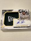 Shea Langeliers 2023 Topps Inception Rookie Jumbo Hat Patch Auto 4/5 Athletics