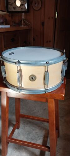 Vintage Gretsch Broadkaster Snare Drum, 1930s-1940s Era, Collector's Percussion