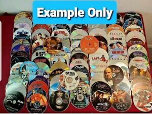 WHOLESALE LOT OF 20 USED DVD'S Movies, Disney pixar dreamwork, others DISC ONLY