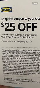 Ikea Coupon $25 Off $250+