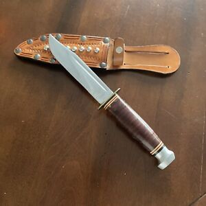 New ListingRARE VINTAGE KABAR 1207 USA BOWIE 1960-70s SURVIVAL HUNTING KNIFE Unused