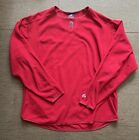 Majestic Therma Base Pullover Sweatshirt MLB Boston Red Sox Red Size XL