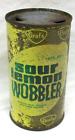 Vintage Graf's Sour Lemon Wobbler 12oz Flat Top Soda Can in Good Condition