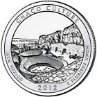 2012 D Chaco Culture  NP Quarter. ATB Series Uncirculated From US Mint roll.