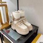Snow Boots Size 6 Pre Owned Heel Platform Warm
