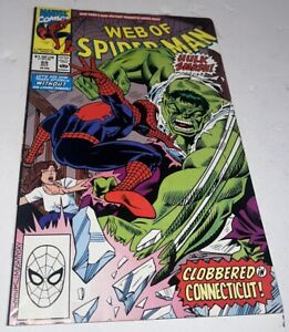 Web of Spider-Man #69 (October 1989) Hulk Smash! Marvel Comics