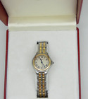 Ladies 2 Row Stainless & 18k Gold Cartier Cougar Watch with Original Box