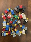 Lot Of Assorted Vintage Lego Mini-Figures And Parts Horse Hat Helmet