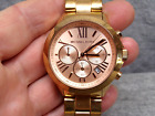 Women's MICHAEL KORS Rose Gold Watch MK5778 w/ New Battery - Works Great!