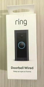 🔥✳️✳️  Ring HD Smart Video Doorbell Wired ✳️✳️  Black 🔥 ✳️✳️ Open Box ✳️✳️ 🔥