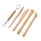 5Pcs Wooden Clay Pottery Sculpting Tool Set Clay Cutting Tools Carving, Modeling