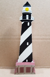 Vintage Shelia's Cape Hatteras Lighthouse North Carolina Wooden Figure 1991