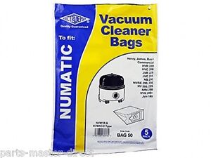 FITS HENRY HETTY JAMES CYLINDER PULL ALONG VACUUM CLEANER DUST BAGS