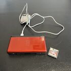 Nintendo DS Lite Red/Black With Charger No Stylus W/transformers auto bots game