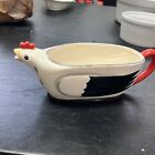 Vintage  Holt Howard figural ceramic Coq Rouge rooster gravy sauce boat