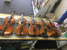 violin 4/4 hand made copy of E R Pfrehschner Germany  lot of 5 violins also 3/4