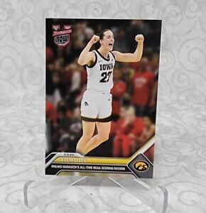 2023-24 Topps Now Bowman U #61 Caitlin Clark All Time Scoring Leader - In Hand