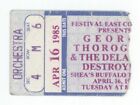 George Thorogood & The Destroyers 4/16/85 Buffalo NY Sheas Rare Ticket Stub