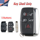 Replacement 5 Button Smart Remote Key Shell Case Fob for Jaguar XJ Xe XF F-Type (For: Jaguar XE)