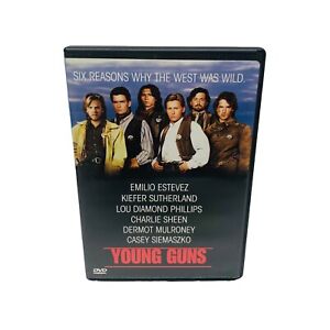Young Guns (DVD, 1988) Emilio Estevez, Kiefer Sutherland, Charlie Sheen Bin L