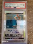 2021 Contenders Optic Rookie of the Year Contenders Auto Trevor Lawrence PSA 7