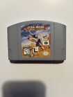 Star Wars Rogue Squadron N64 (1996) Authentic W/Instruction Booklet Tested/Works