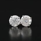 14K 0.87 CTW Natural Diamond Stud Earrings - sparkling and beautiful!