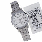 Casio LTP-V004D-7B Women's Enticer Stainless Steel White Dial Date Watch