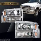 Fit For 05-07 Ford F250 F350 F450 F550 Super Duty Headlights Left+Right 05 06 07 (For: 2006 Ford F-350 Super Duty)