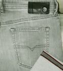 *HOT Men's DIESEL BUSTER 84HP Slim TAPERED GREY STRETCH Jeans 34 x34 (Fit 34x33)