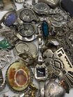 Lot Of Vintage Jewelry Mix. Silver Tone. SIGNED. Watches, Pendants, Sets, MORE W