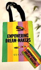 GUCCI Empowering Dream-Makers Tote Bag Notebook Pen Lanyard Free Shipping
