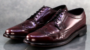 Florsheim Stratford Longwing Oxblood Men's Wingtip Dress Shoes Size 11 C 76300