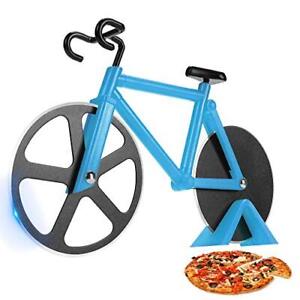 Bicycle Pizza Cutter Wheel Stainless Steel Bike Pizza Slicer Kitchen Gadget