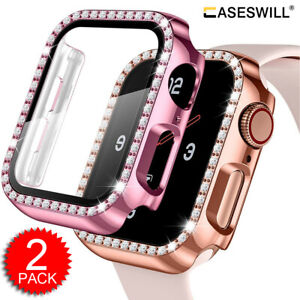 Bling Diamond Full Body Case for Apple Watch Series 8/7/6/5/4 SE 40mm 45mm 41mm