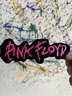 Pink Floyd Iron On Patch Pink Lettering On Black