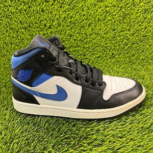 Nike Air Jordan 1 Retro Mens Size 9.5 Black Athletic Shoes Sneakers 554724-140