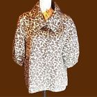 Lafayette 148 Gold Brocade Exaggerated Sleeve Swing Style Jacket Size 14