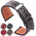 Leather Watch Band Women Men 4 Colors Strap 18mm 20mm 22mm 24mm Cowhide Bracelet