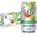 Zero Sugar Lemon Lime Soda, 12 Fl Oz Cans (Pack of 12)