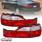 Red/Clear Tail Lights Fits 1998-2000 Honda Accord 4Dr Sedan Brake Lamps L+R (For: 2000 Honda Accord)