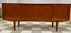 Vintage Teak sideboard buffet credenza mid century modern Denmark made cabinet