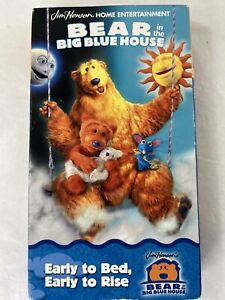New ListingBear in the Big Blue House VHS Early to Bed Early to Rise Contains Two Episodes